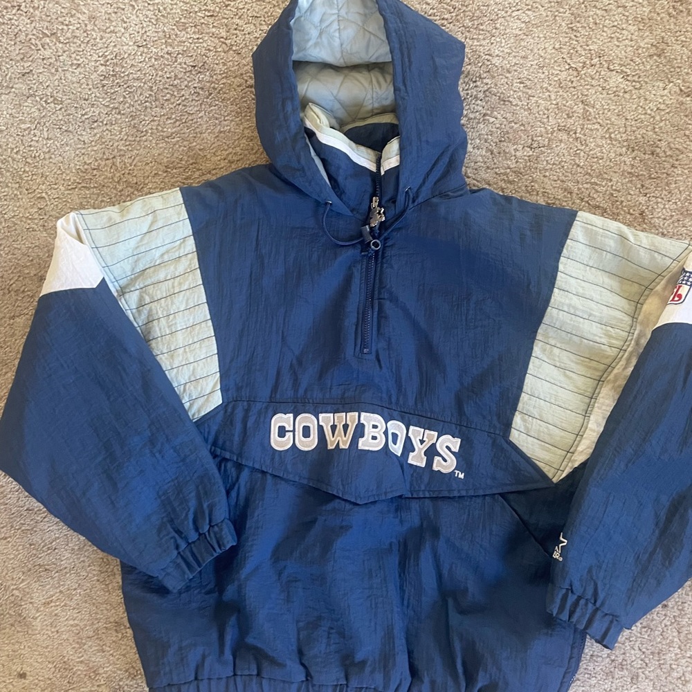 Vintage Dallas cowboys starter pro jacket size Medium